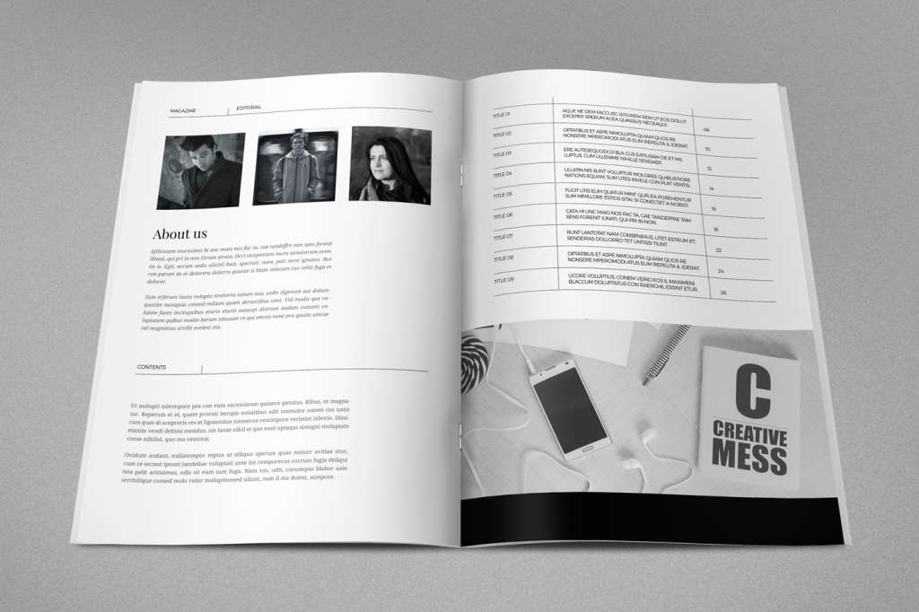 black and white magazine printing in shimla