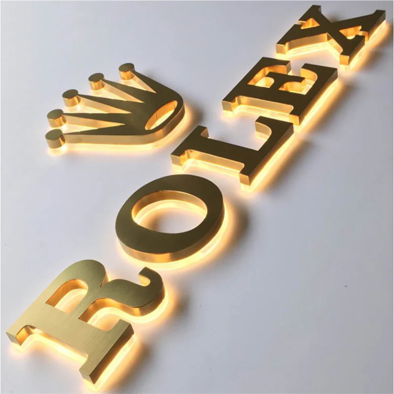 golden stainless steel letters in shimla