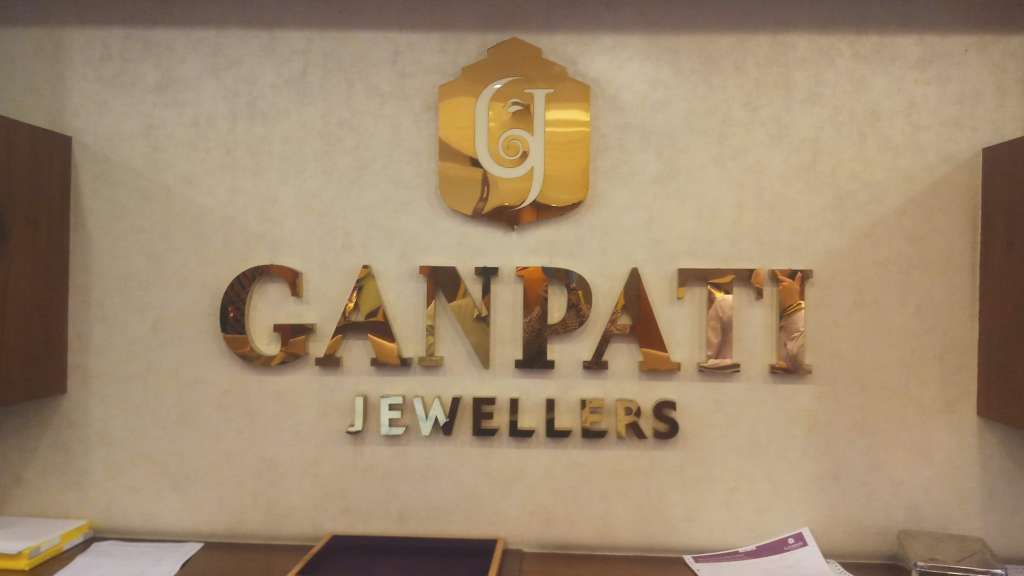 golden stainless steel letters in shimla