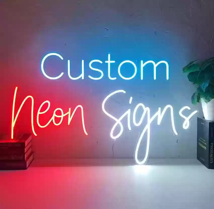 neon sign board in shimla