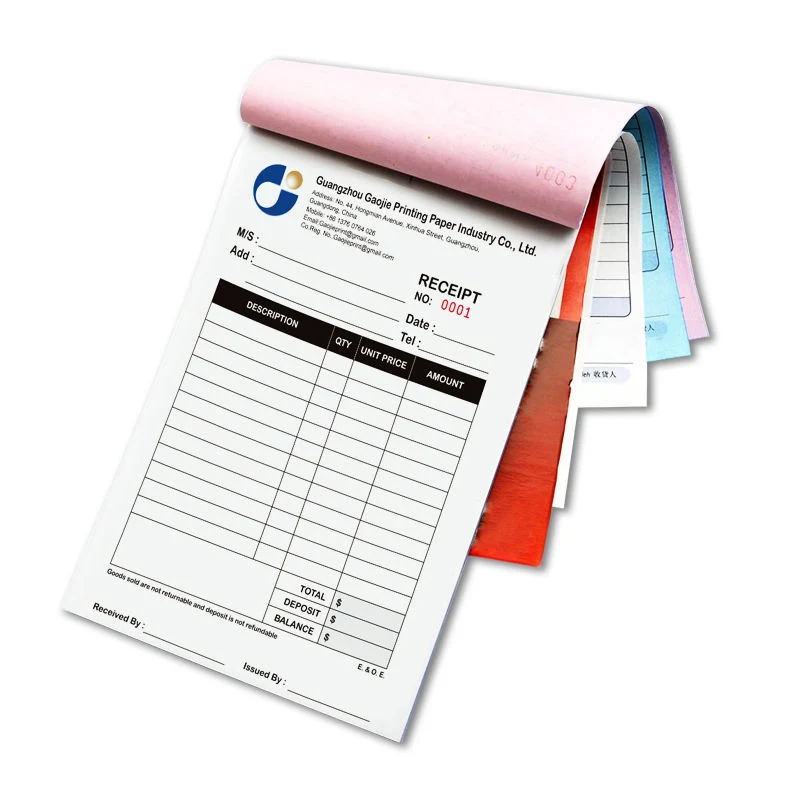 receipt book printing in shimla