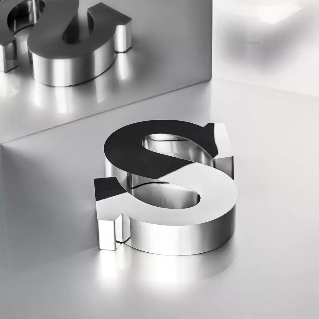 silver stainless steel letters in shimla